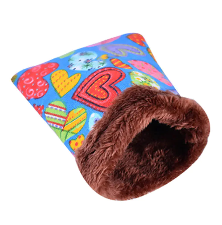 Golden Silk Bear Hamster Cozy Canvas Sleeping Bag
