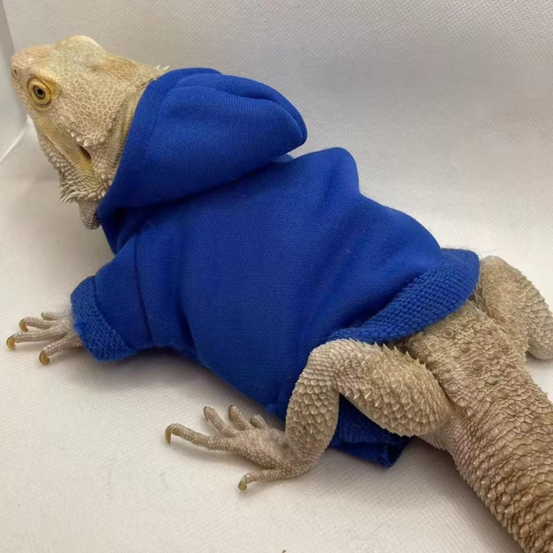 Bearded Dragon Clothes, Costume Accessories, Apparel, Clothing, Hand-Made, Warm Coat, Hoodies, Jackets for Small Animal, Geckos