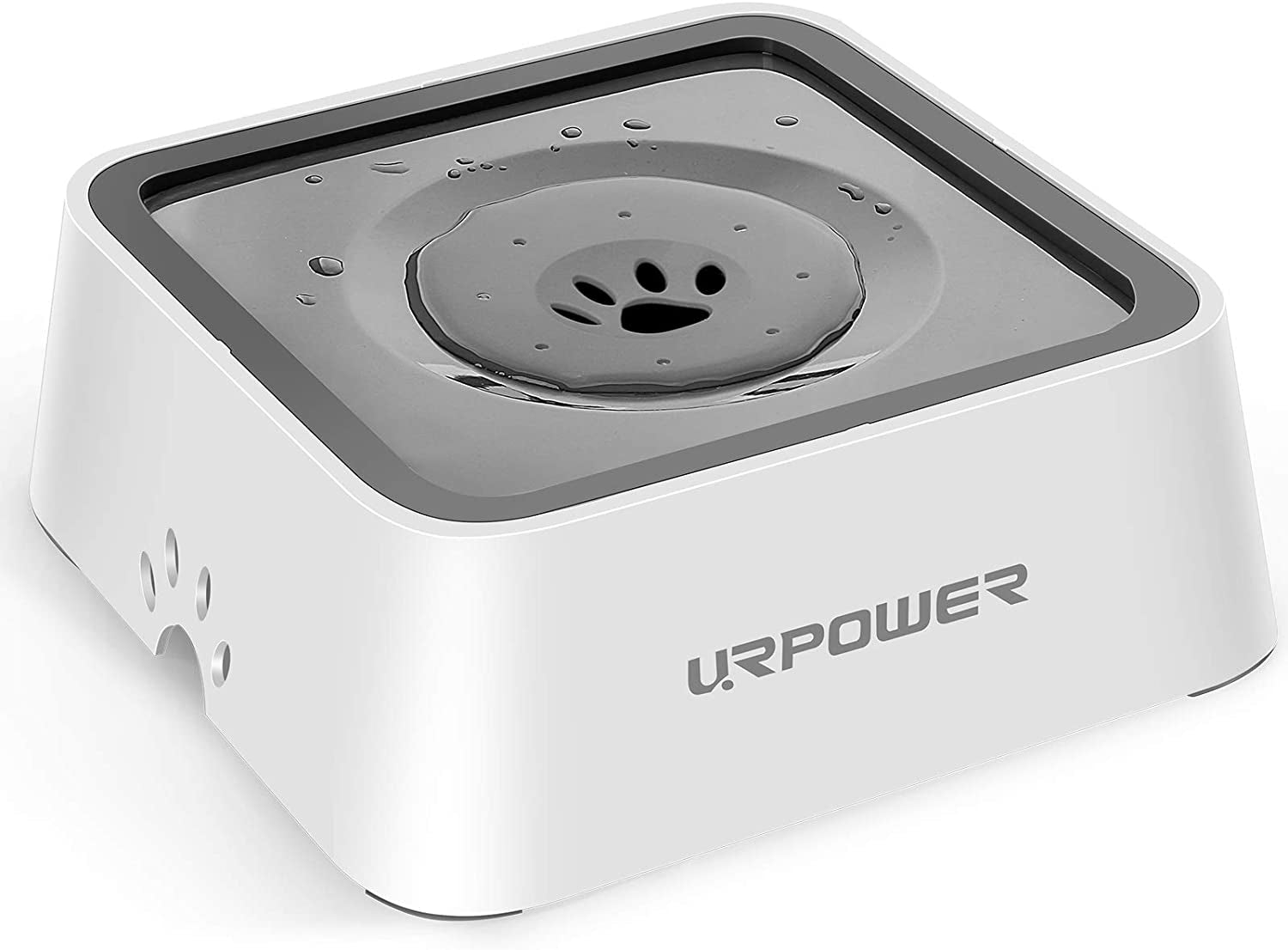 2.5L Large Capacity No-Spill Dog Water Bowl - Splash Proof Slow Feeder and Portable Travel Dispenser for Dogs, Cats, and Pets