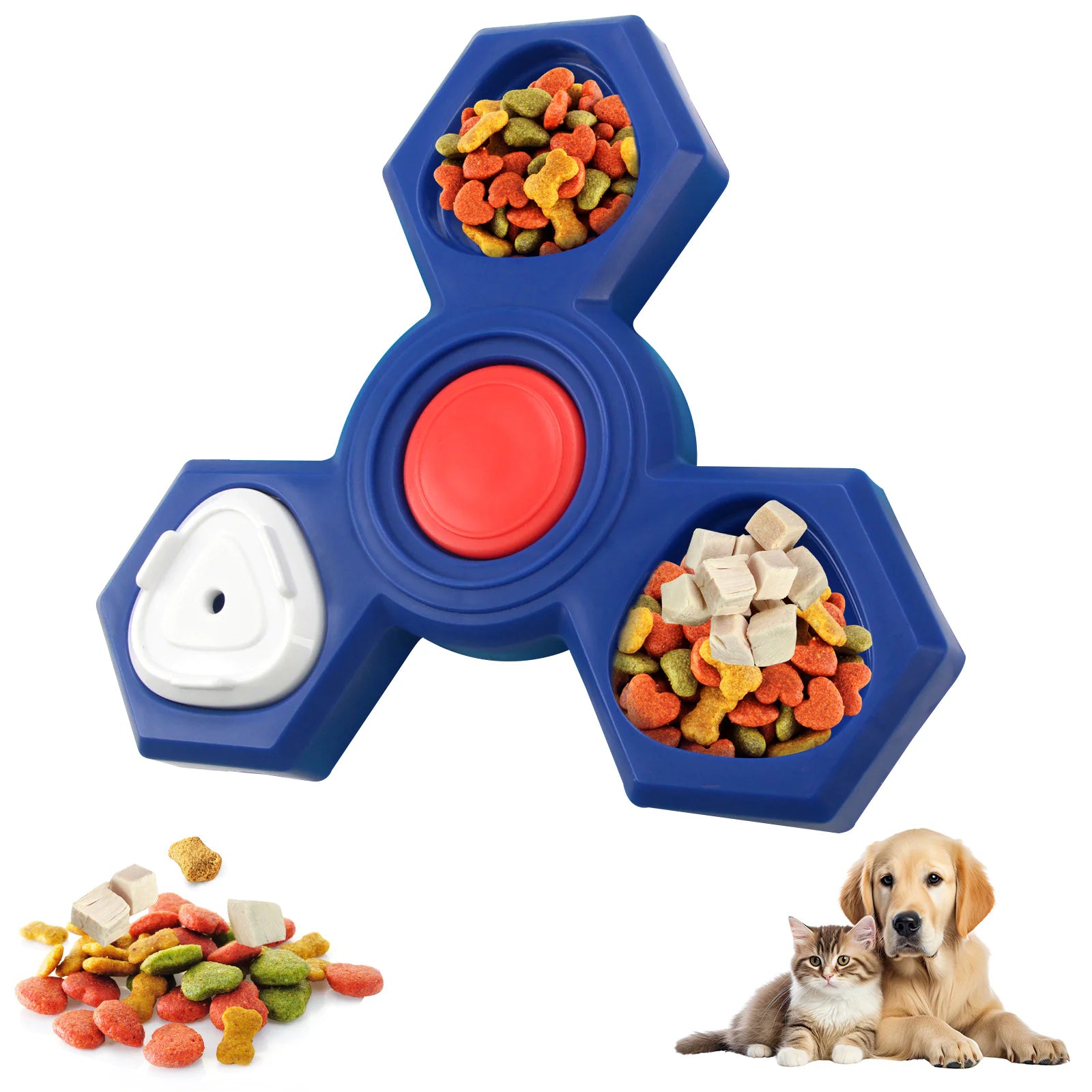Interactive Dog Treat Puzzle Toy