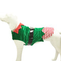 Green Elf Costume for Dogs - Fashionable Christmas Wear