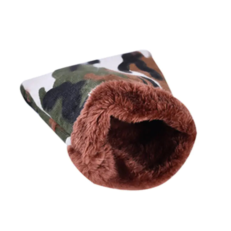 Golden Silk Bear Hamster Cozy Canvas Sleeping Bag