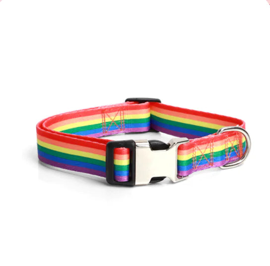 Ethnic Style Striped Dog Collar with Polyester Cotton