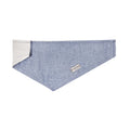 Chambray Oxford Snap-On Dog Bandana